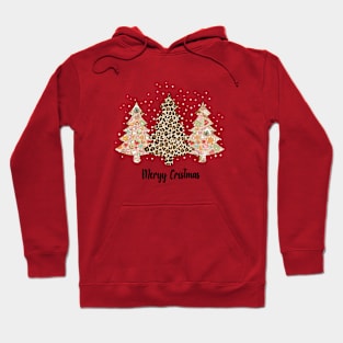 Leopard Trees Christmas Hoodie